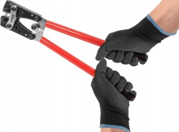 Обжимной станок для кабелей, кабельных наконечников и шестигранных соединителей диаметром 6–50 мм.