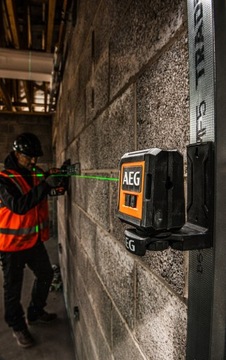 AEG Powertools CLG220-K CROSS LASER ЗЕЛЕНЫЙ