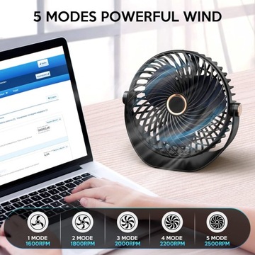 НАСТОЛЬНЫЙ ВЕНТИЛЯТОР ПОРТАТИВНЫЙ МИНИ-ДОМАШНИЙ НАСТОЛЬНЫЙ ВЕНТИЛЯТОР 360° USB