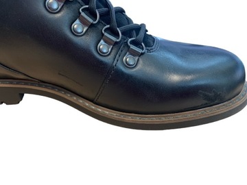 Męskie buty zimowe skórzane CLARKS czarne 42