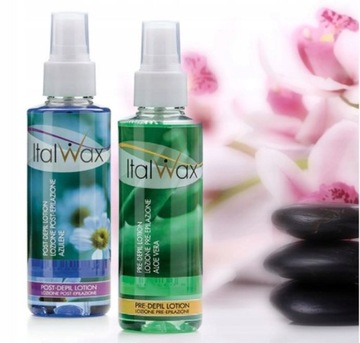 Набор для депиляции 2x лосьон 250мл ItalWax + полоски