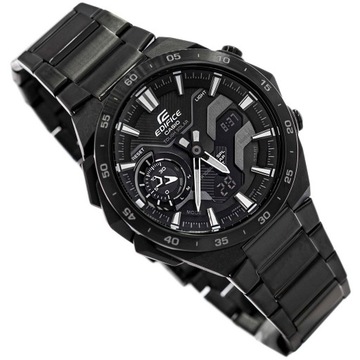 MĘSKI ZEGAREK CASIO ECB-2200DC-1AEF EDIFICE WINDFLOW SOLAR BLUETOOTH STOPER