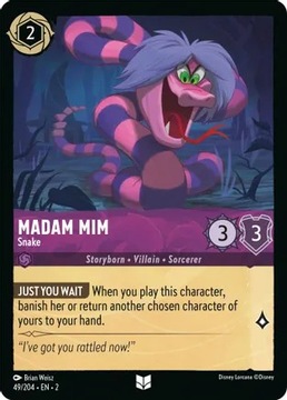 Disney Lorcana: Madam Mim - Snake (2ROF)