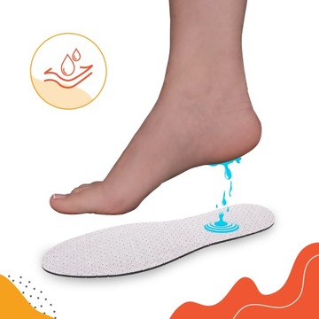 Стельки для рабочей обуви 48 С АКТИВИРОВАННЫМ УГЛЕМ