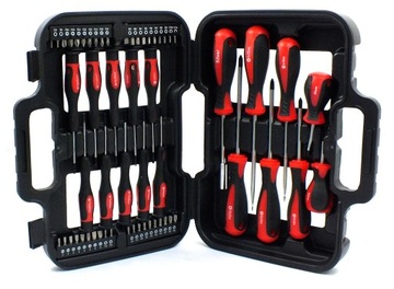 НАБОР ОТВЕРТОК И БИТ 58 элементов ЧЕХОЛ