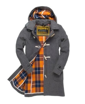 SUPERDRY DUFFLE COAT BUDRYSÓWKA PŁASZCZ DAMSKI M