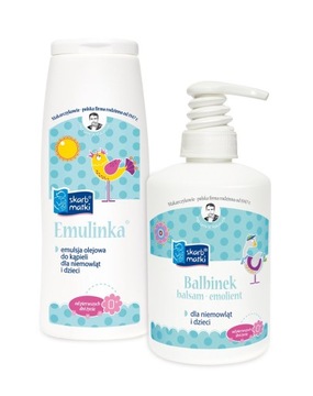 Skarb Matki Zestaw Emulinka emulsja olejowa do kąpieli 250ml + Balbinek P1