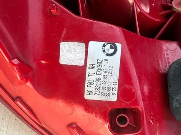 BMW 7 F01 F02 SVĚTLO LED PRAVÁ ZADNÍ 7182198