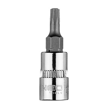 Końcówka TORX TX20 na nasadce 1/4, krótka 37mm NEO