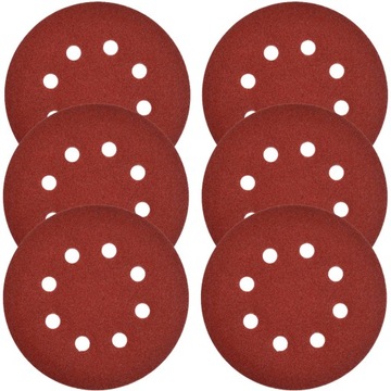 PAPIER ŚCIERNY SZLIFIERKI MIMOŚRODOWEJ z OTWORAMI 125MM P100