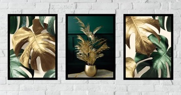 30x40 РАМА ИЗОБРАЖЕНИЯ ПОСТЕРЫ ЗОЛОТАЯ РАМКА МОНСТЕРА