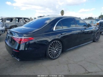 Mercedes 2022 Mercedes-Benz Klasa S 580 4Matic 2022 4.0l 4.0 Benzyna 496KM, zdjęcie 2