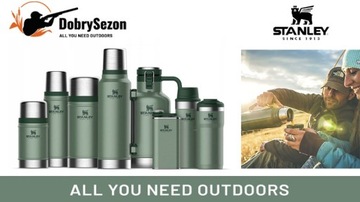 Стальной термос Stanley Legendary Classic 1л, зеленый