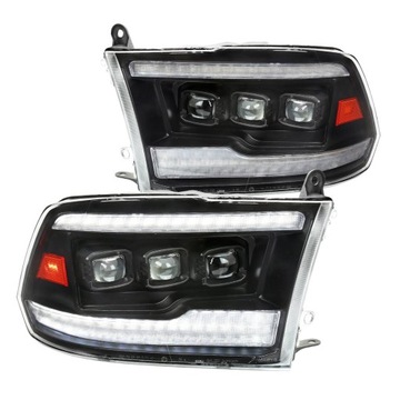 DODGE RAM 1500 2009-2018 LAMPY PRZÓD FULL LED LEWA PRAWA LAMPA EUROPA