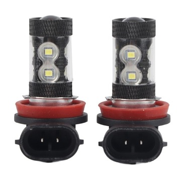 2 szt. H8 H11 12V-24V 50W Żarówki samochodowe LED przeciwmgielne do jazdy