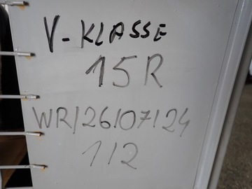 KOMPLET SEDADLA EVROPA ORIG. KŮŽE MERCEDES TŘÍDA V W447 15R