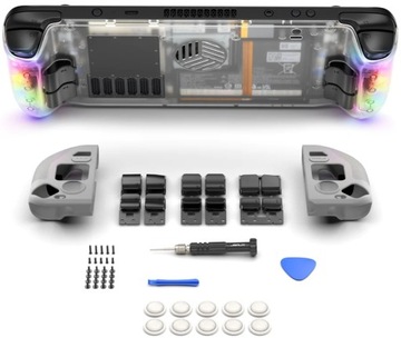 Корпус JSAUX RGB, пластина для Steam Deck, прозрачная