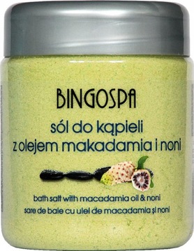 BINGOSPA Sól do kąpieli z makadamia i noni 580 g