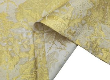 Кремовый экру Экри Золотой Рождество репетитор на столе 90x90