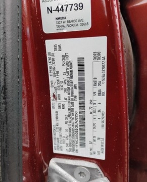 Ford Escape III 2016 Ford Escape 2016r, 2.0 Benzyna 240KM. AUTOMAT. Uszkodzony lewy bok i tyl., zdjęcie 23