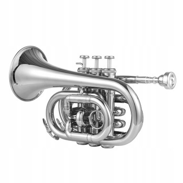 Bb Trumpet Мини-карманная труба с мундштуком