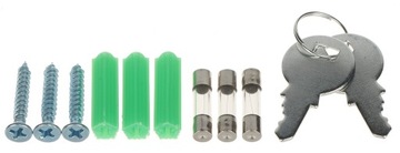 БЛОК ПИТАНИЯ ДЛЯ 4 КАМЕР ВИДЕООБЩЕНИЯ 12 В постоянного тока 3,3 А В КОРПУСЕ