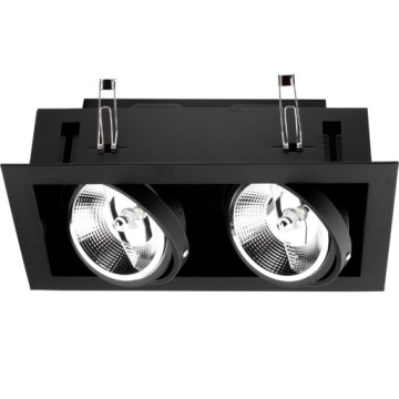 ПОДВИЖНЫЙ ГАЛОГЕННЫЙ ПОТОЛОЧНЫЙ СВЕТИЛЬНИК 2XAR111 GU10 LED