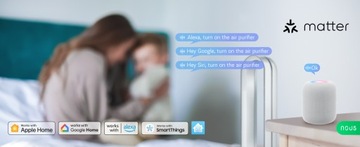 Gniazdo Smart Matter NOUS A8M 16A Home Assistant TUYA Apple HomeKit