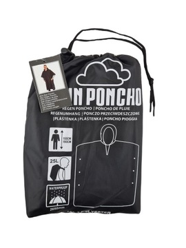 Poncho peleryna przeciwdeszczowa uniwersalny wzrost 155- 190 cm