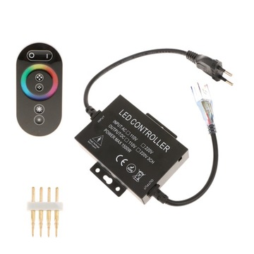 Wireless RF RGB LED Remote Controller Dimmer with Touch Screen for LED