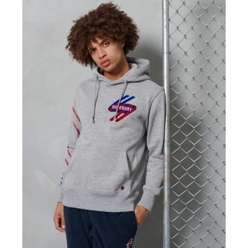 SUPERDRY GŁADKA BLUZA Z LOGO L