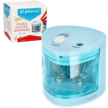 Точилка електрична подвійна синя Starpak 470857