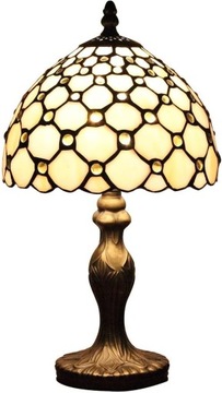 Styl Tiffany 8 cali Lampa sto?owa Witra?e Koraliki