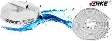 ПОЖАРНЫЙ ШЛАНГ WEB ДЛЯ ГРЯЗНОЙ ВОДЫ Септик 1 ДЮЙМ 20 М САД ДЛЯ НАСОСА