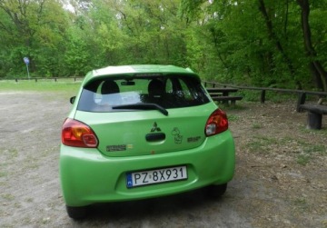 Mitsubishi Space Star Hatchback 5d 1.0 71KM 2014 Mitsubishi Space Star maly tani niezawodny ekonomiczny z KLIMATYZACJA, zdjęcie 14