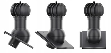 Роторная вентиляционная камин сферический FI125 Braas Teviva Colors