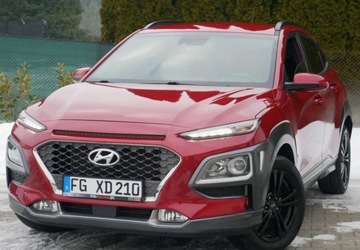 Hyundai Kona I Crossover 1.6 T-GDI 177KM 2018 Hyundai Kona Hyundai Kona 1.6 T-GDI DCT 4WD Unique 1.6 Benzyna 177KM