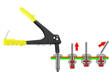 ЗАКЛЕПКА ГЛУХАЯ АЛЮМИНИЕВАЯ RAL 7016 АНТРАЦИТ 4X8 100ШТ.