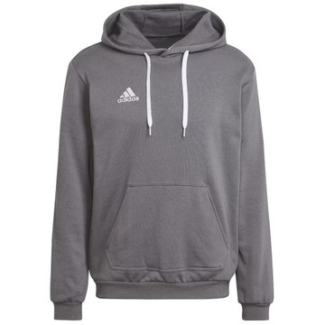 adidas bluza męska z kapturem sportowa szara roz. L