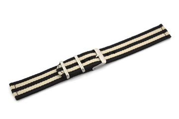 PASEK DO ZEGARKA NATO DWUCZĘŚCIOWY PARCIANY 20mm