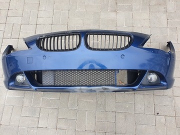 BMW 6 E63 Zderzak Przód A07/5 Mysticblau KOMPLETNY