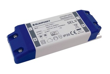 ZASILACZ LED BLAUPUNKT 12V 20W DO TAŚM LED PASKÓW