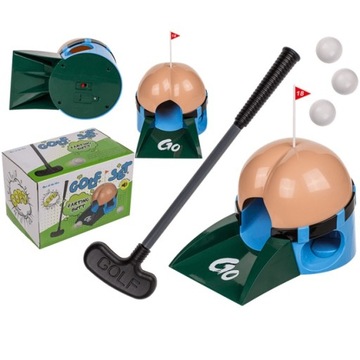 GOLF BIURKOWY PUPA zestaw kij golfowy 3 piłeczki Prezent gadżet