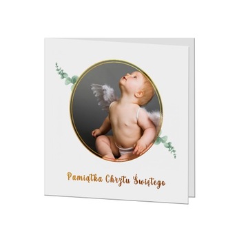 CHRZEST składana foto-pamiątka fotoalbum 6 stron