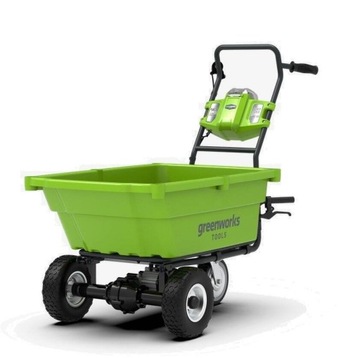 Тачка Greenworks 40V Аккумуляторная садовая тачка G40GC 160л