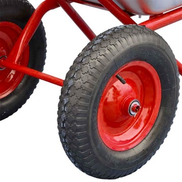 КОЛЕСО КОЛЕСО Тачка-тележка Barrowbarrow 400-8 6PR НАДУВАННАЯ С ОСЬЮ ШИНА ПРОЧНАЯ С ТРУБКОЙ