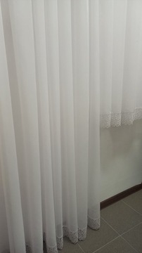 Занавесу вуаль с Guipure белый занавес, готовый на пленку 160 шитью до размера