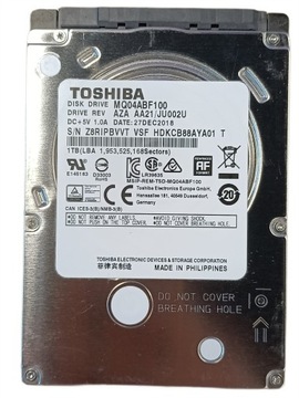 DYSK TWARDY HDD TOSHIBA 1TB 2,5