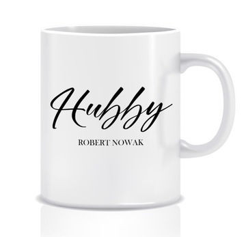 Kubek Prezent na Walentynki (Imię, Hubby)