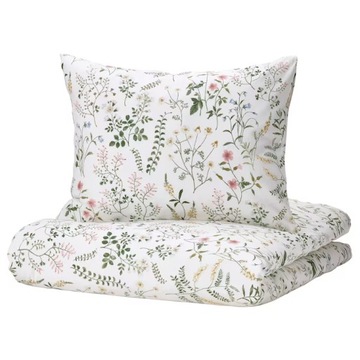 IKEA TIMJANSMOTT pościel KOMPLET POŚCIELI 150x200 kwiatowa łąka
